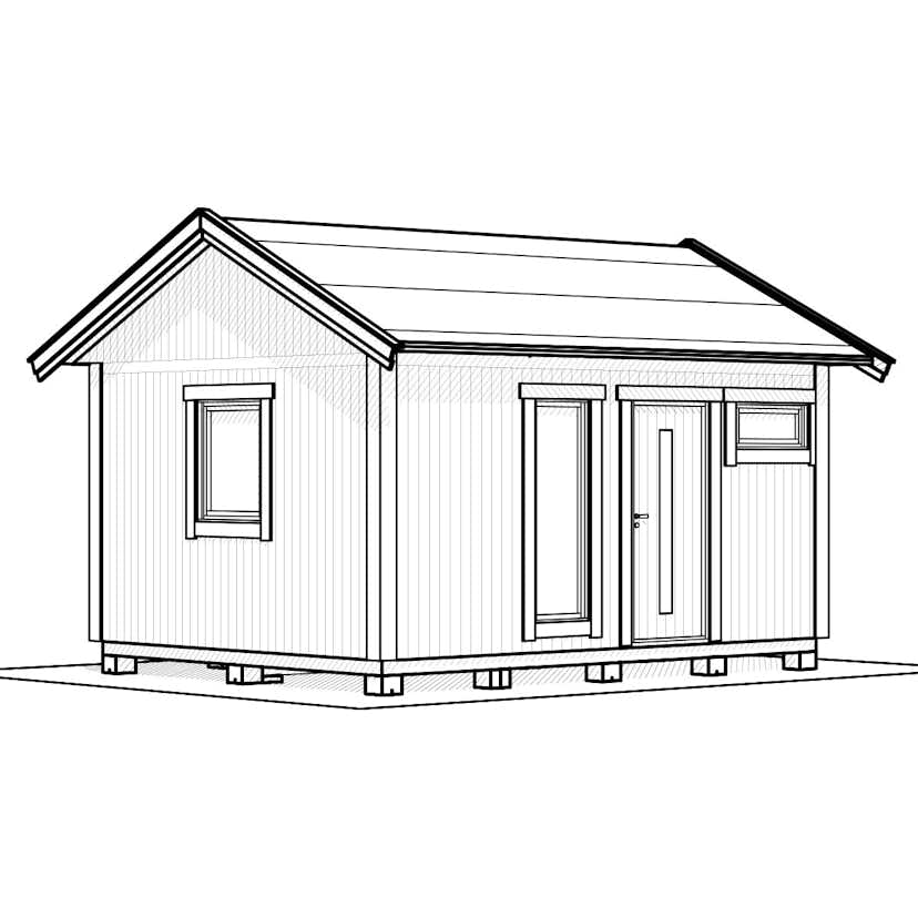 Attefallshus Vibostugan Njuta 20-2