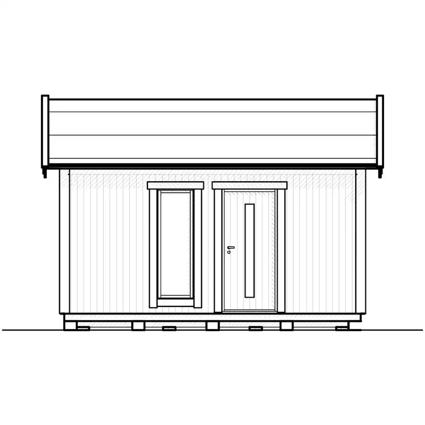 Attefallshus Vibostugan Njuta 20-3