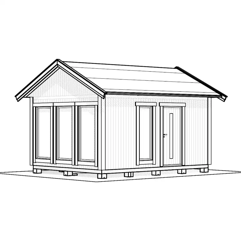 Attefallshus Vibostugan Njuta 20-3