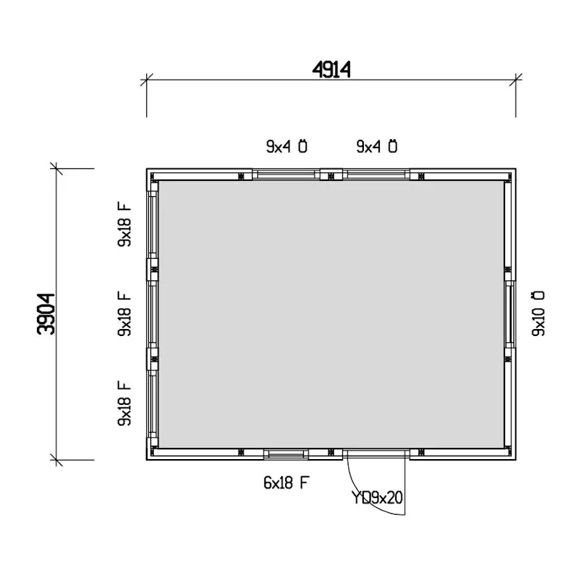 Attefallshus Vibostugan Njuta 20-3