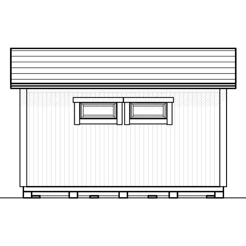 Attefallshus Vibostugan Njuta Funkis 20-3