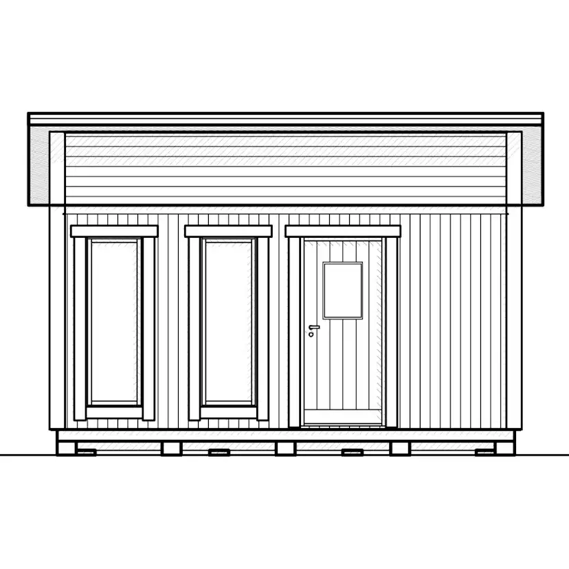 Attefallshus Vibostugan Njuta Funkis 20-4