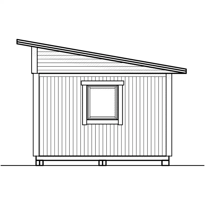 Attefallshus Vibostugan Njuta Funkis 20-4