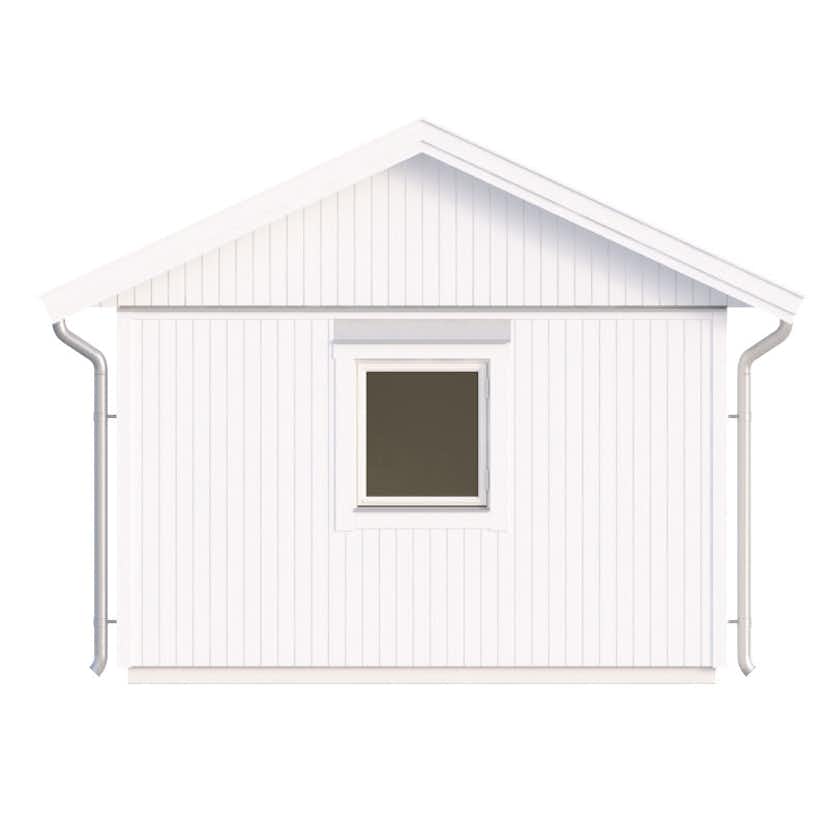 Attefallshus Vibostugan Njuta 25-1 24,3 m² Trähus med Sadeltak