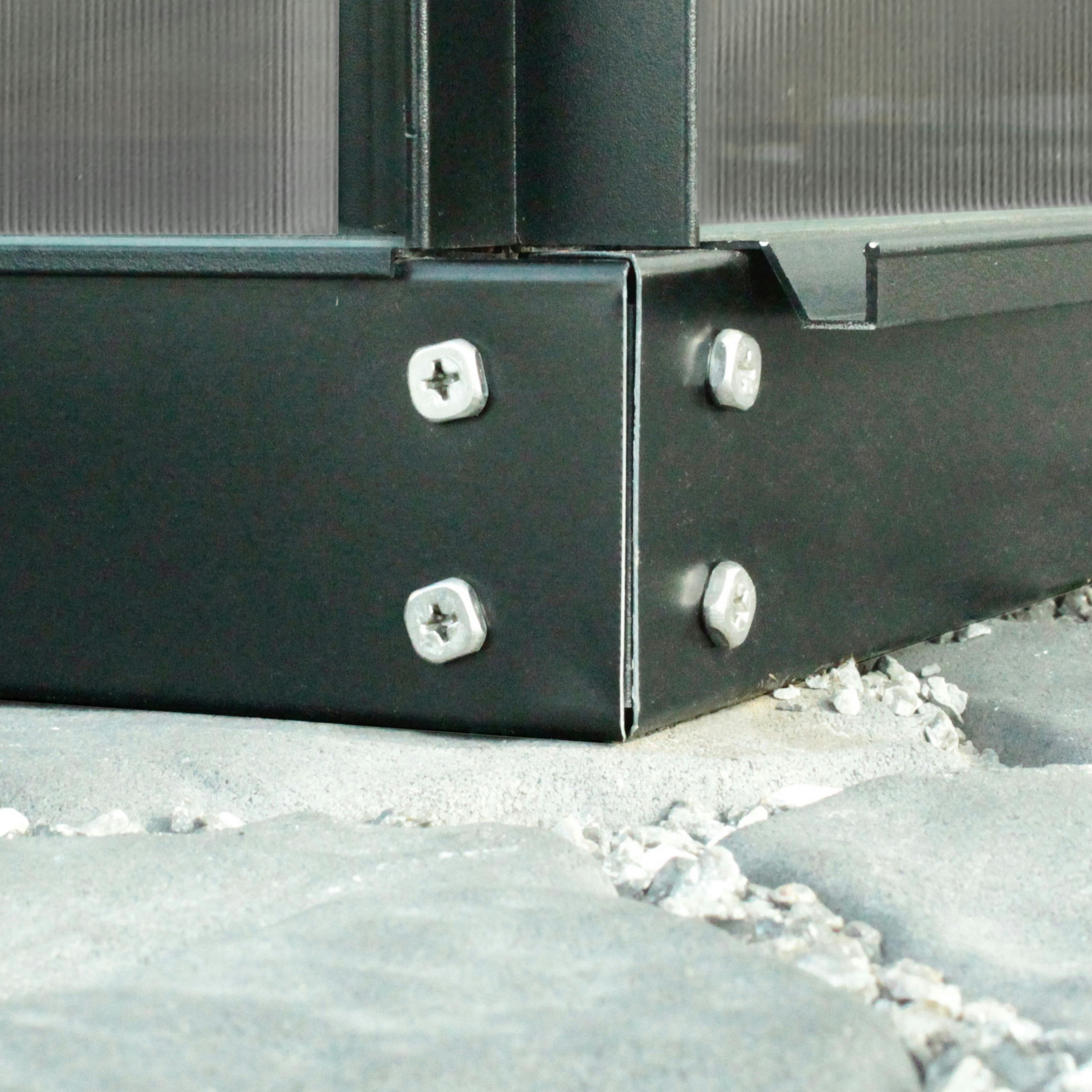 Stålsockel Vitavia 8,3 kvm 60 mm Svart