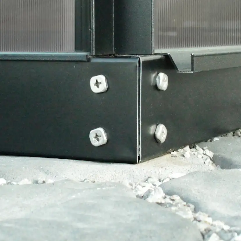 Stålsockel Vitavia 8,3 kvm 60 mm Svart