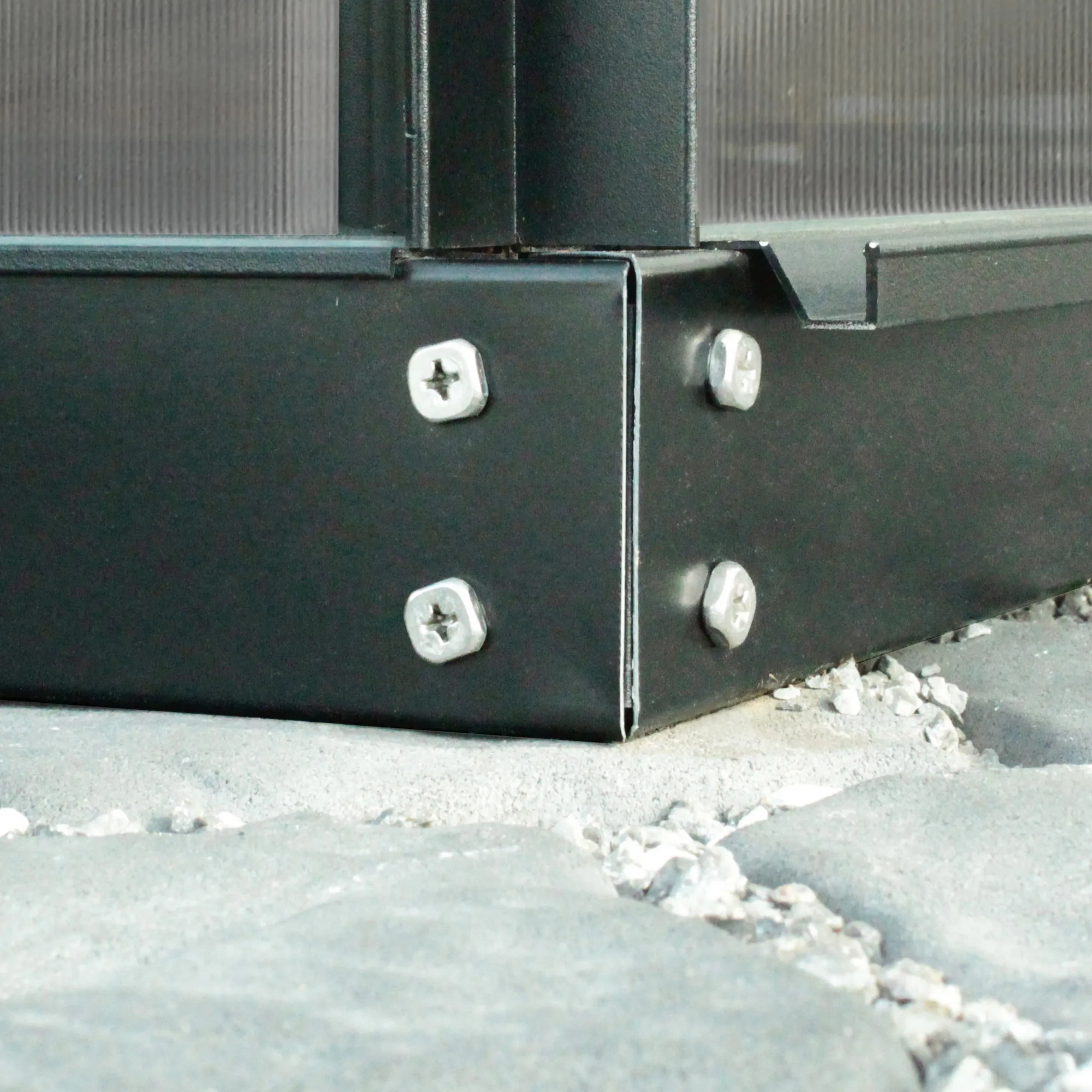 Stålsockel Vitavia 7,8 kvm 60 mm Svart