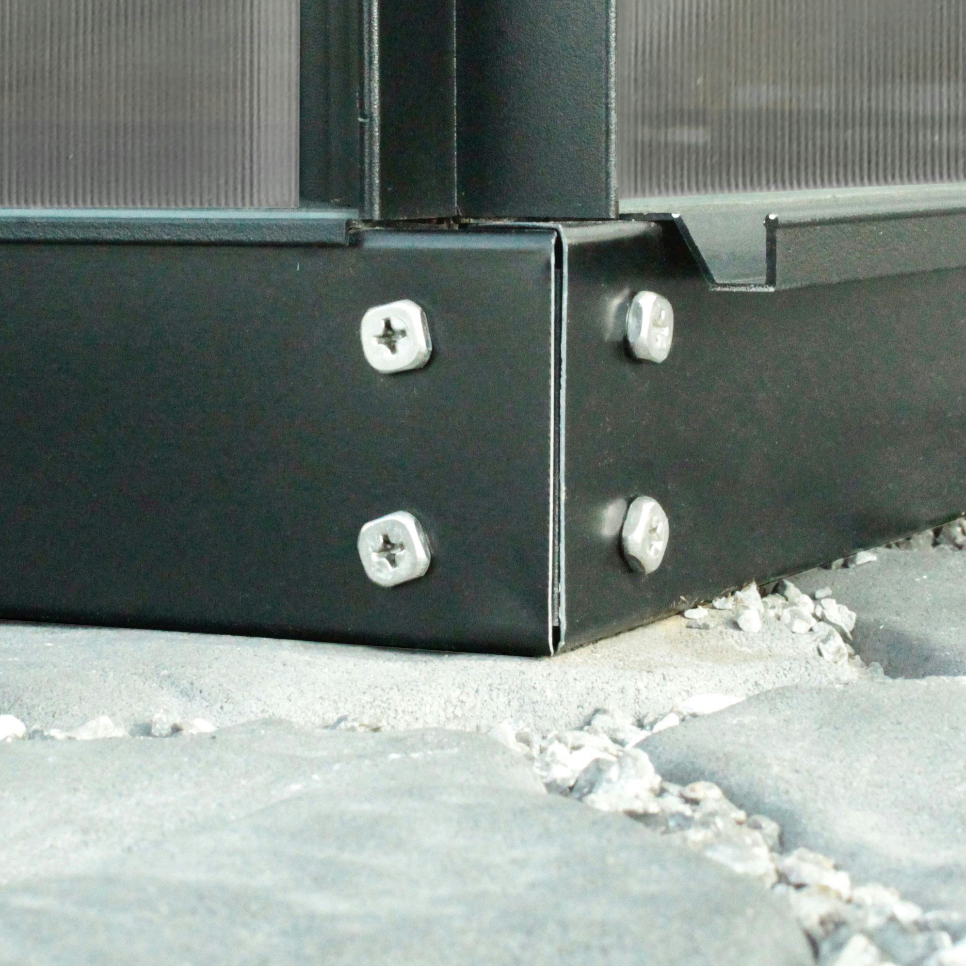 Ståslsockel Vitavia 5,2 kvm 60 mm Svart