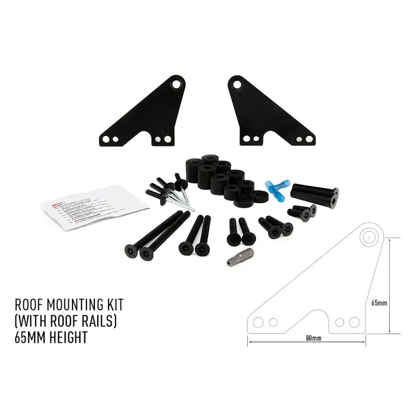 Fäste Lazer För Takmontering Bilar Med Rails 65mm