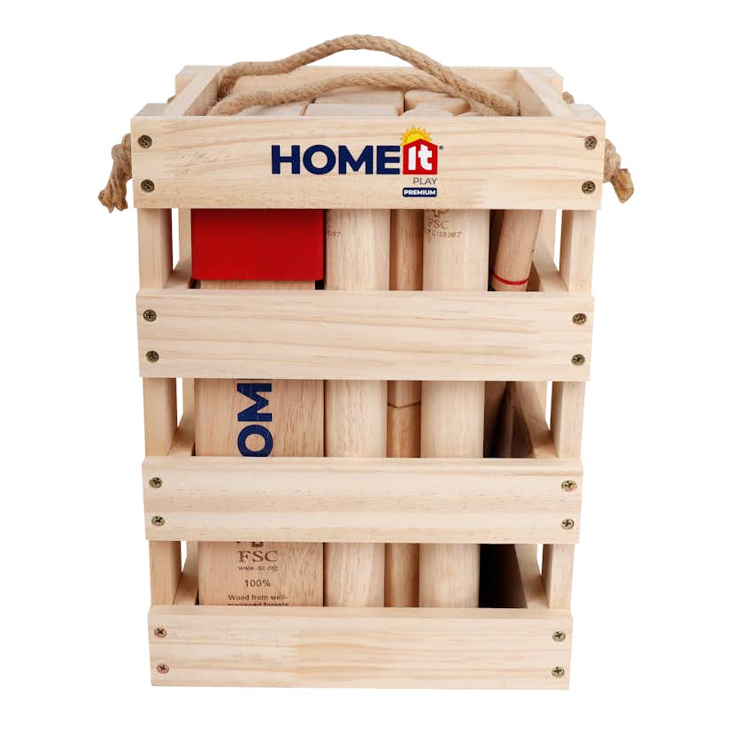 Kubb Home it Play Premium I Gummiträ