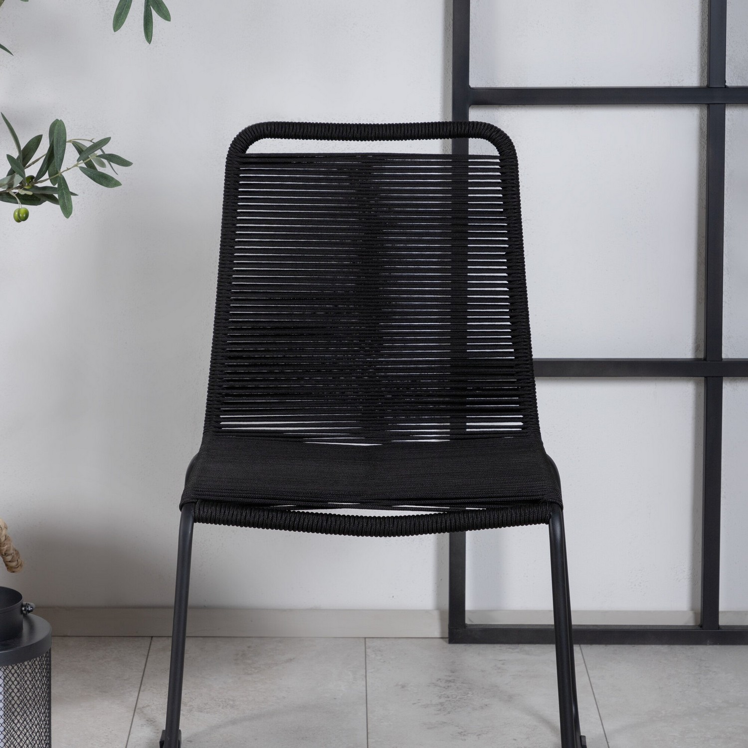 Trädgårdsstol Venture Home Leon Stål/Rep