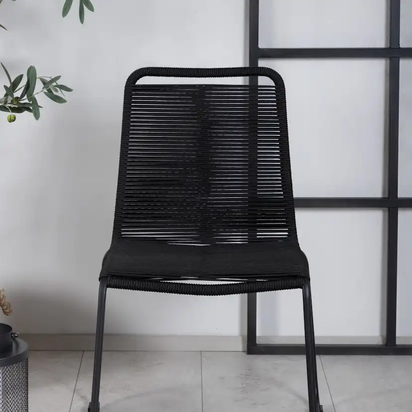 Trädgårdsstol Venture Home Leon Stål/Rep