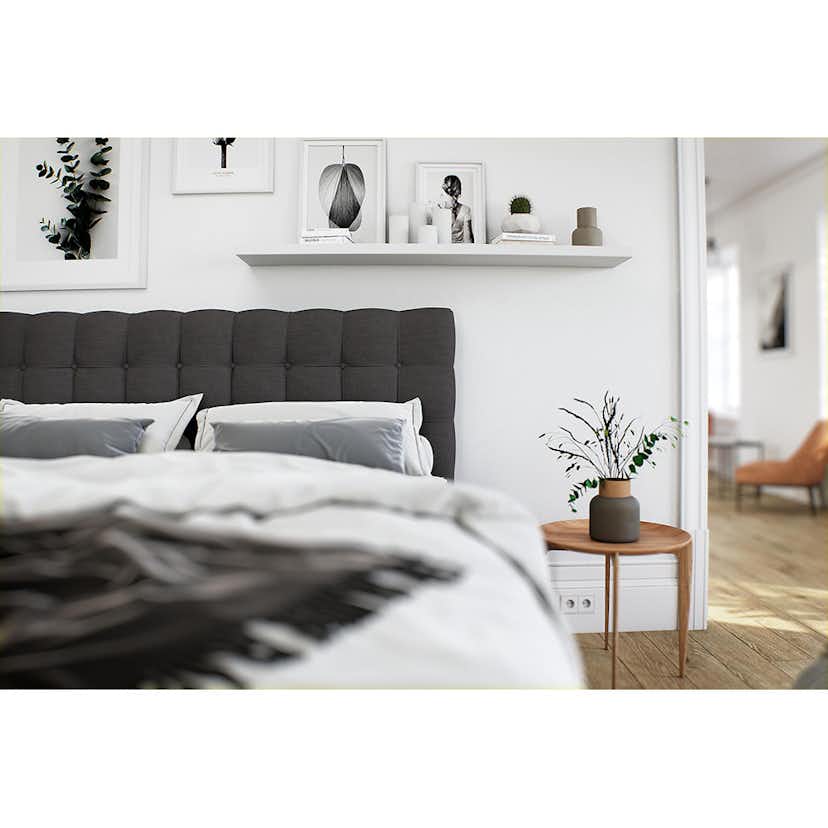 Kontinentalsäng Berg & Strand Sängpaket Royal 160x200 Svart med Förvaring