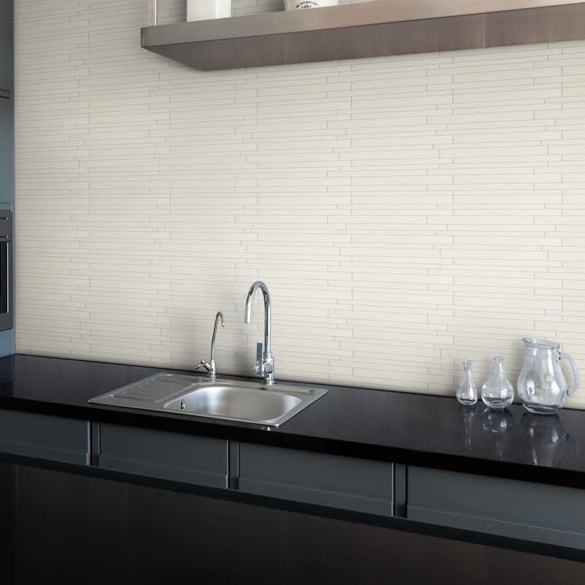 Klinker Arredo Bamboo Vit Mosaic 2x30 cm