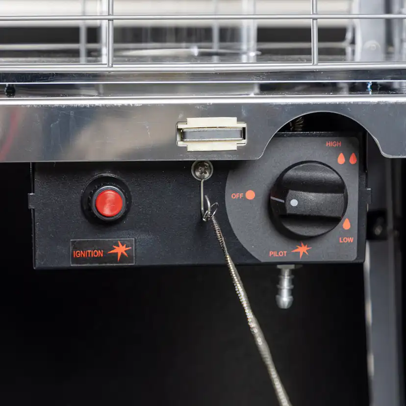 Terassvärmare Venture Home Hottie Square, Stående Gasolvärmare Utomhus i Aluminium