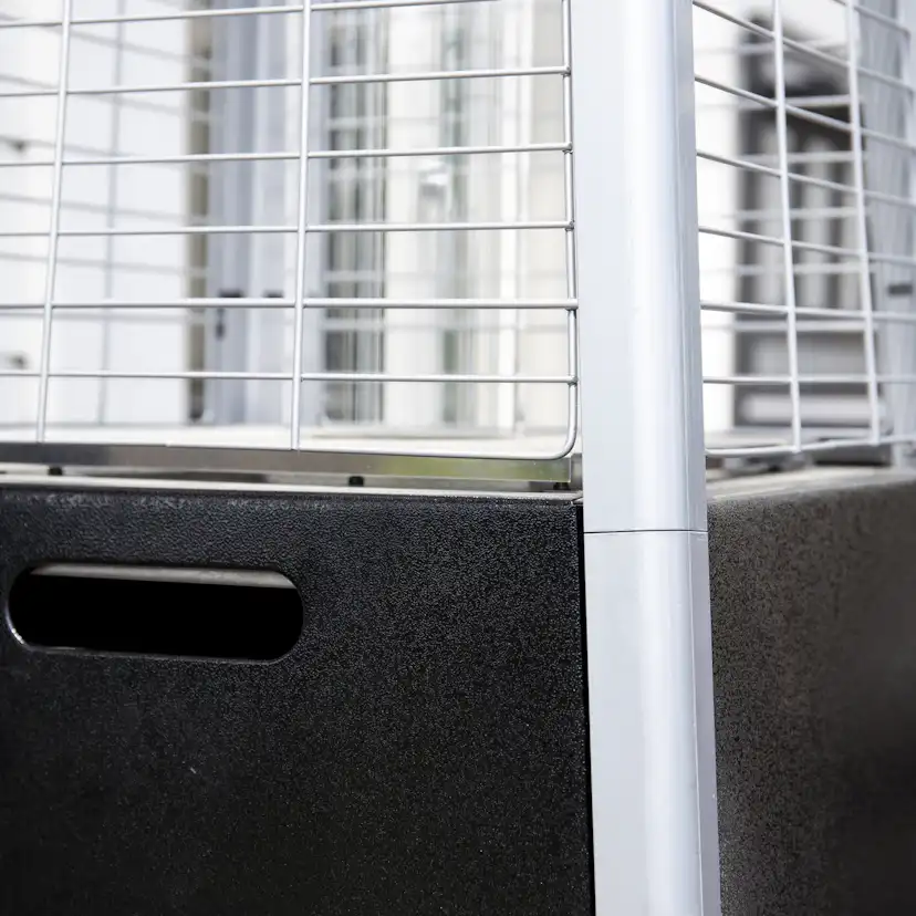 Terassvärmare Venture Home Hottie Square, Stående Gasolvärmare Utomhus i Aluminium