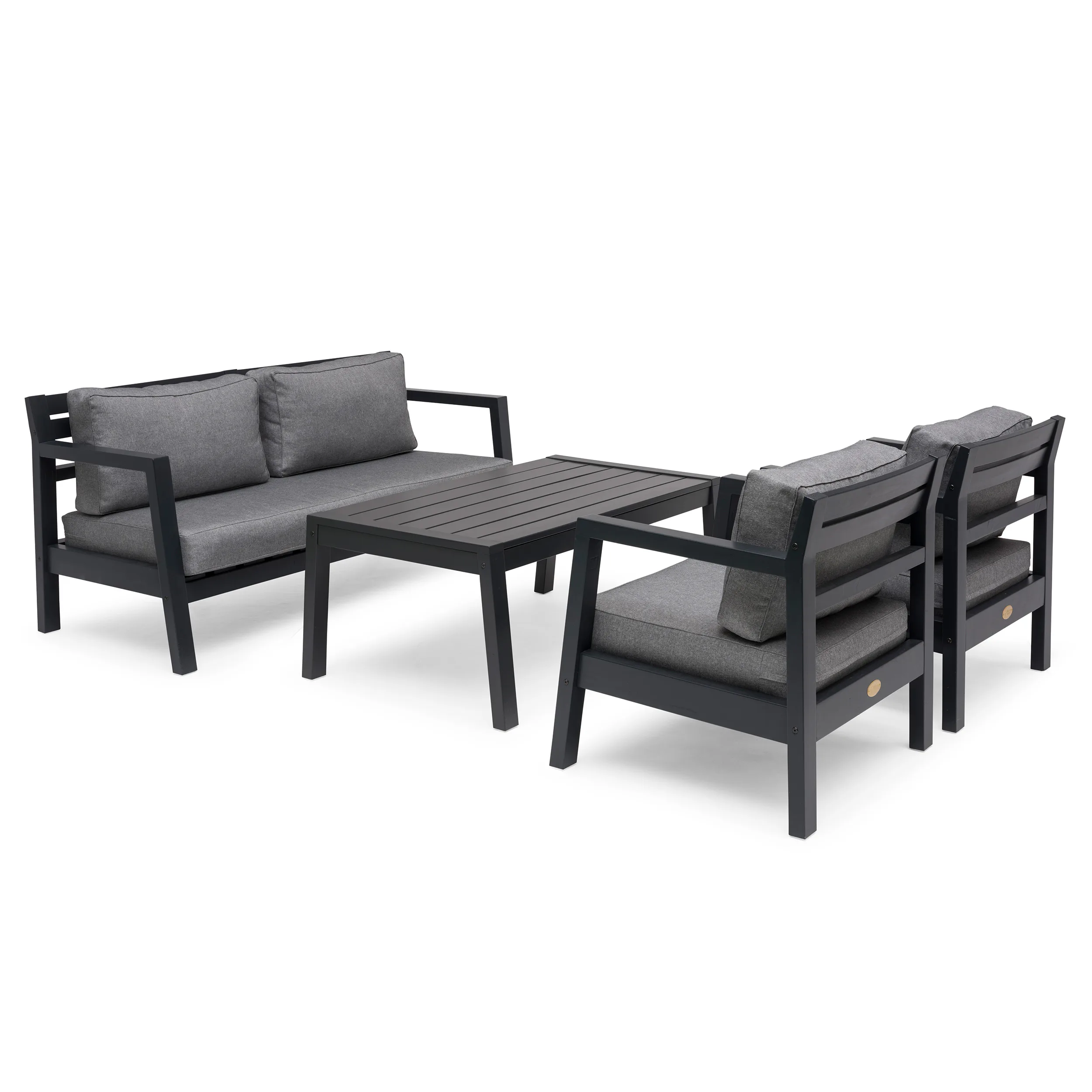 Loungegrupp Hillerstorp Stoltö med Furubord och Dynor