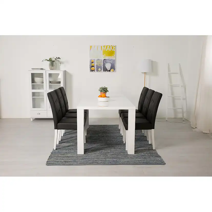 Matgrupp In Living Cibus med 6 Viktor Stol