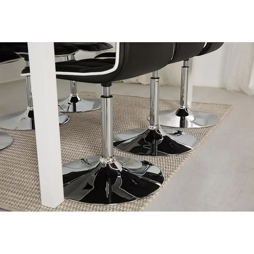 Matgrupp In Living Jasmin med 6 st Frida Stolar