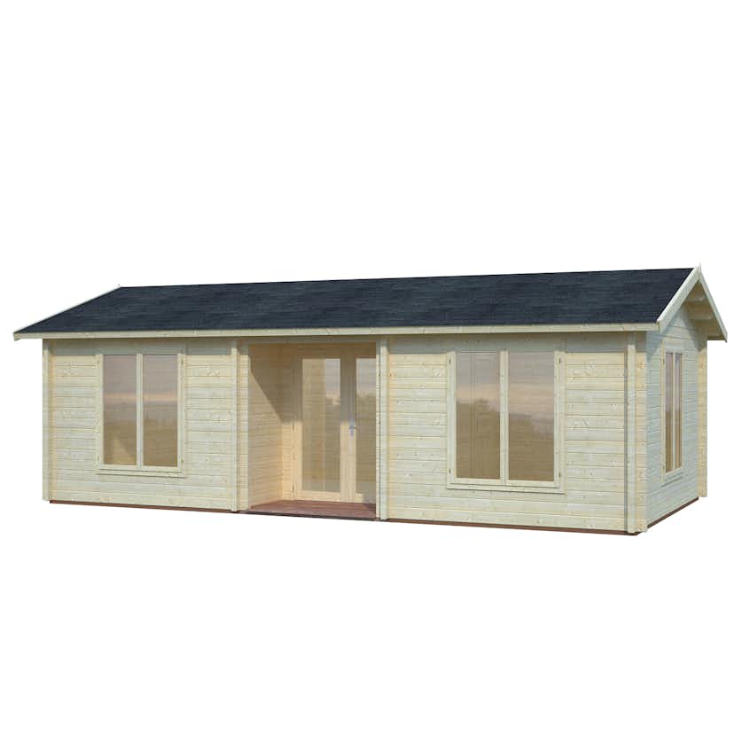 Fritidshus Palmako Anna 30,8 m² Komplett Stuga med Sadeltak