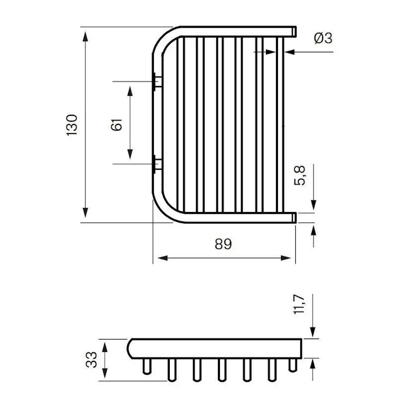 Tvålhylla Tapwell TA126