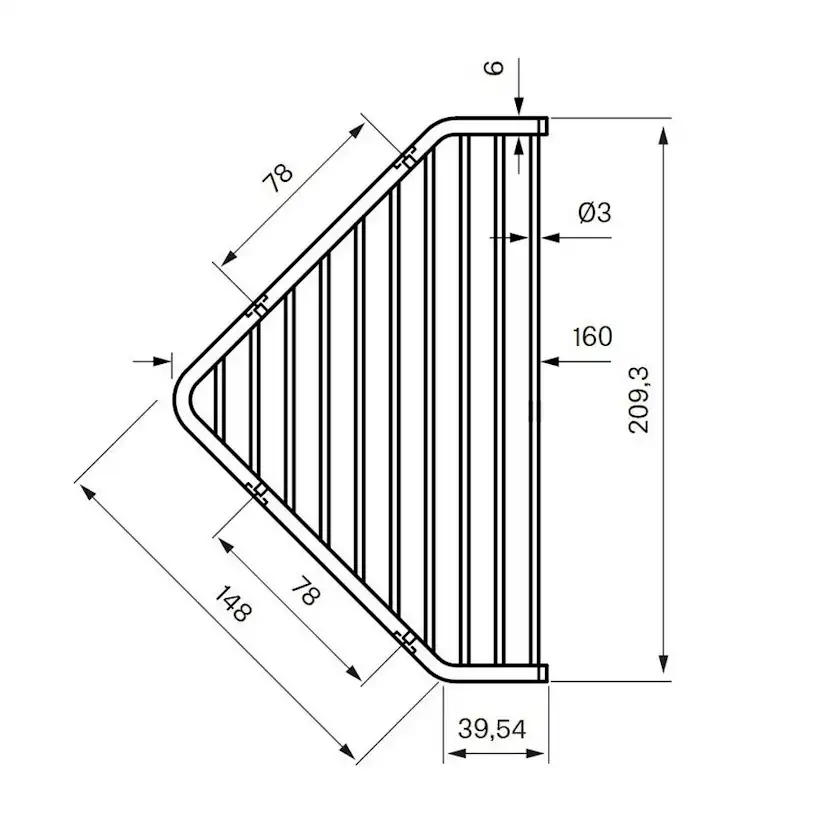 Tvålhylla Tapwell TA156