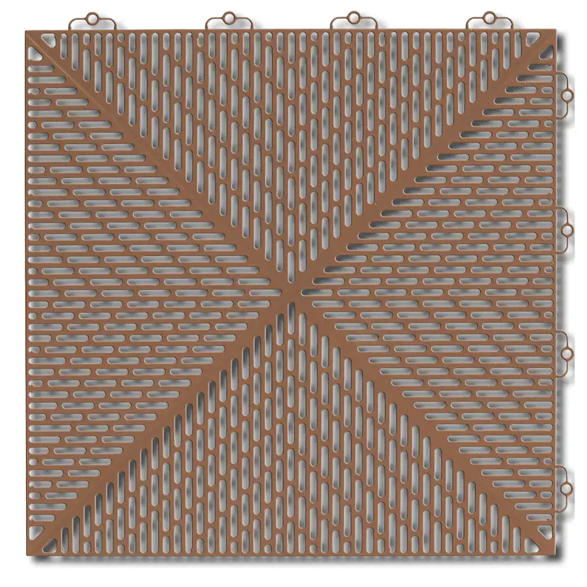 Golvplatta Bergo Unique Cedar Wood Golvtrall i Plast