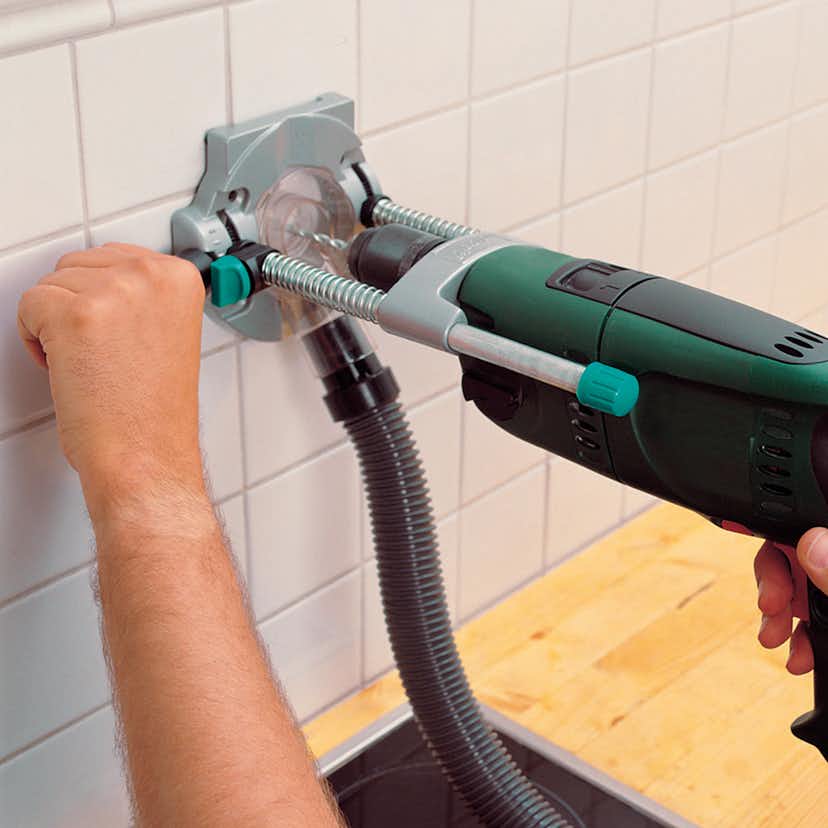 Borrstöd Wolfcraft 43mm Ø fäste