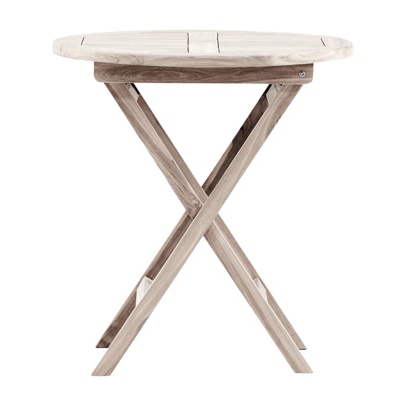 Cafébord Venture Home Kenya Ø70 Vittvättad