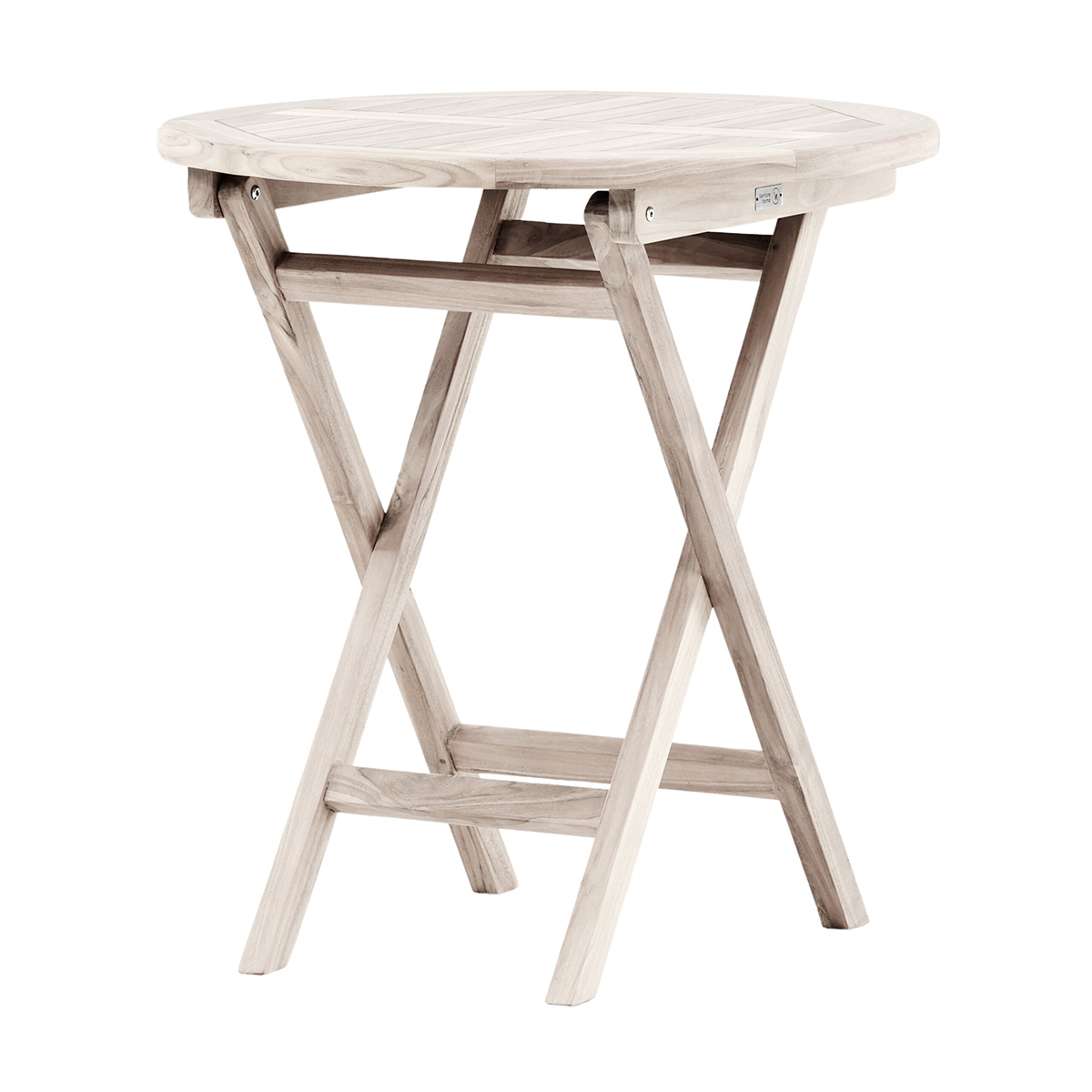 Cafébord Venture Home Kenya Ø70 Vittvättad