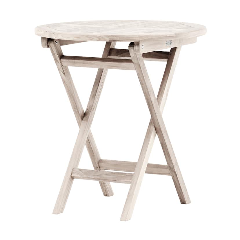 Cafébord Venture Home Kenya Ø70 Vittvättad