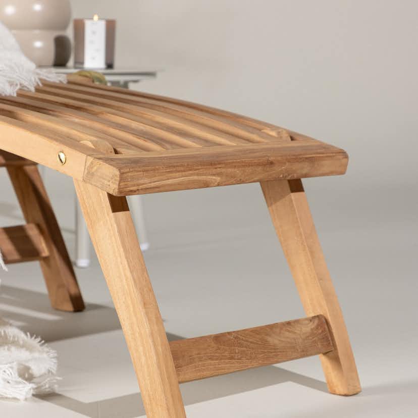 Solsäng Utomhus Venture Home Kenya Ställbar, Teak