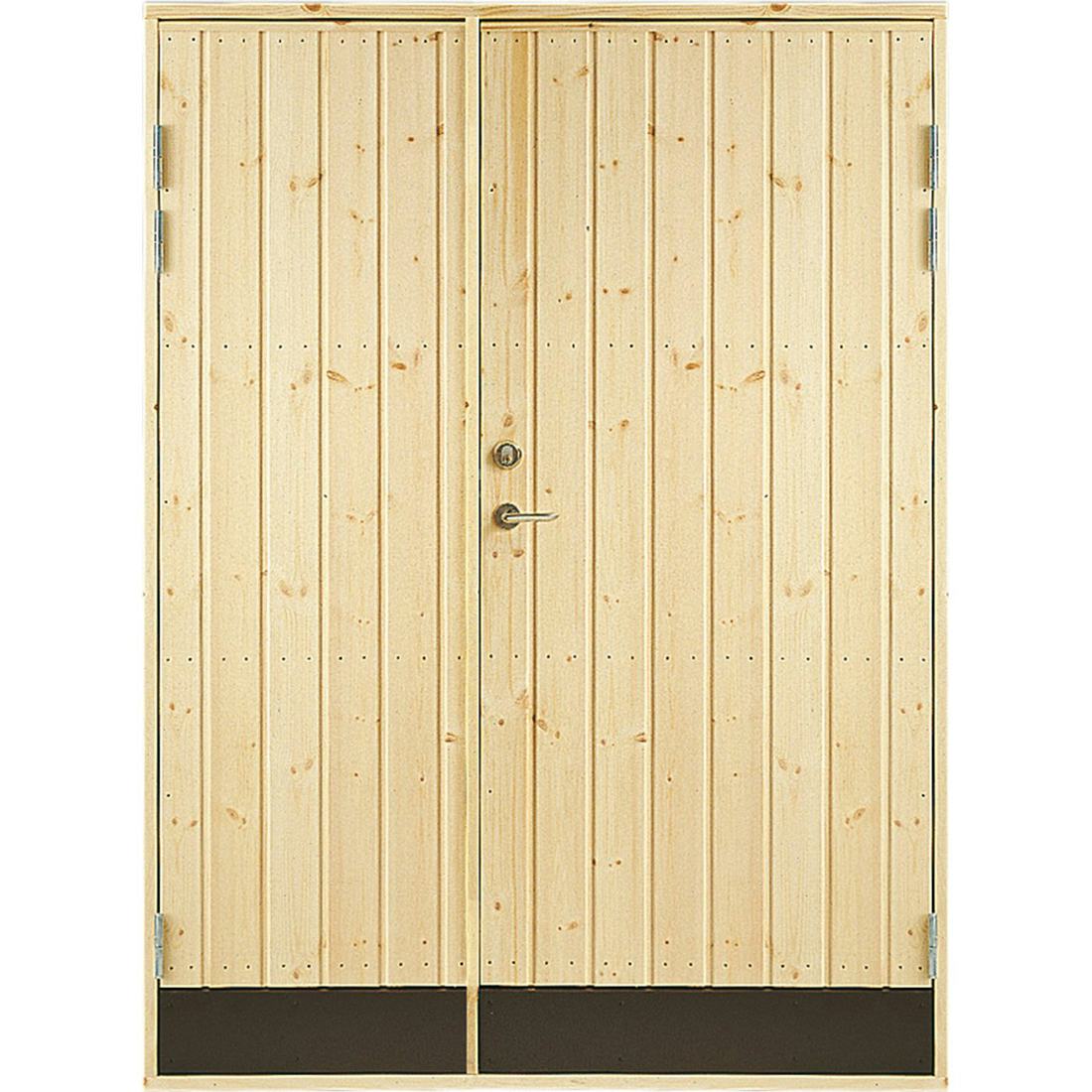 Dubbeldörr Jabo 18° Rak 15,3x19