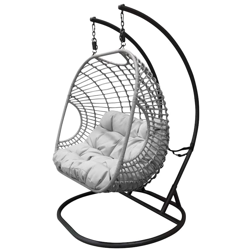 Hängstol Venture Home Viga Dubbel med 2 Sittplatser & Svart Stativ för Trädgård