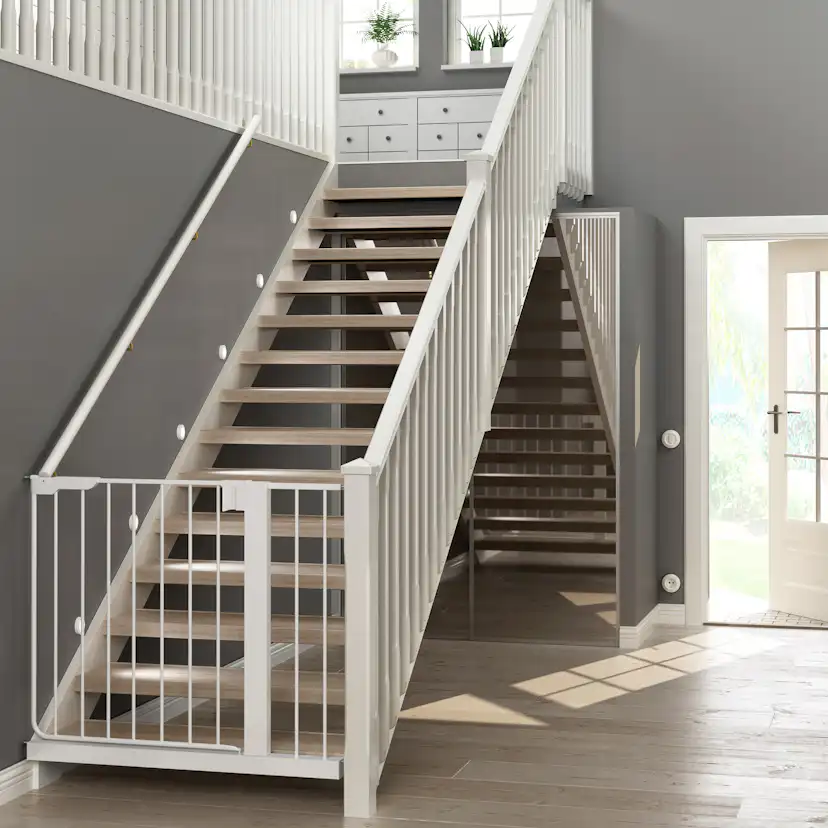 Trapprenovering Lundbergs Premium Nordic White Ek Bakkantlist