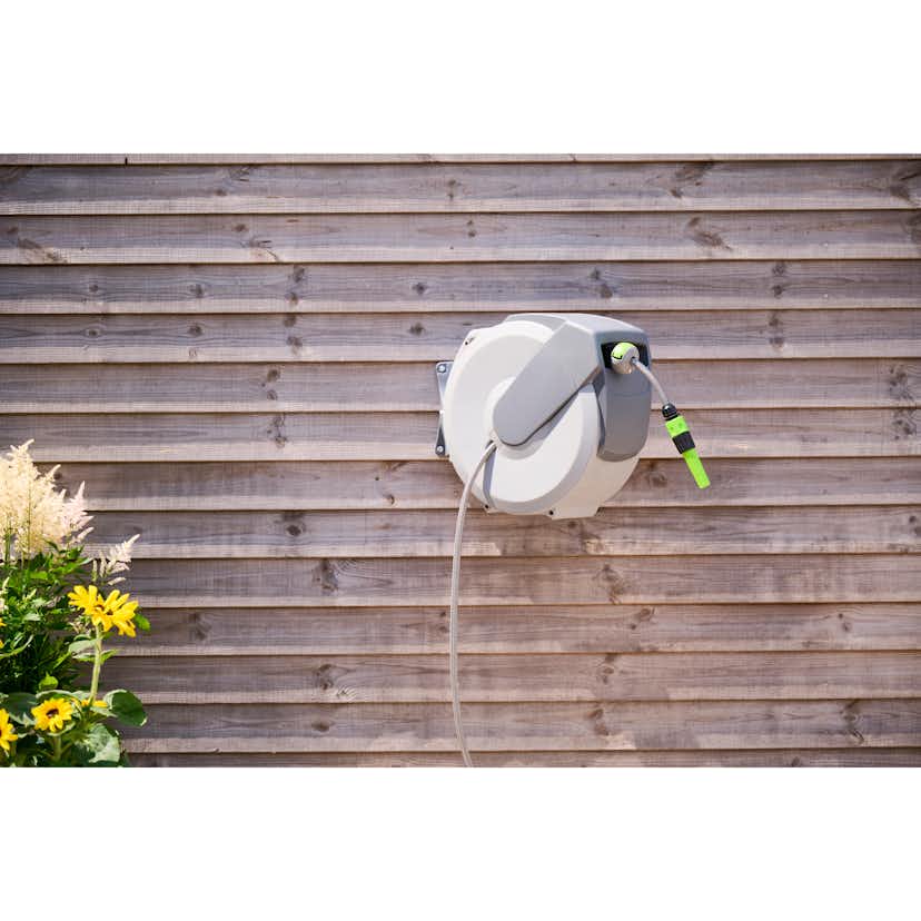 Slangvinda Grouw Väggmonterad 30M Optimal Vattenslangvinda