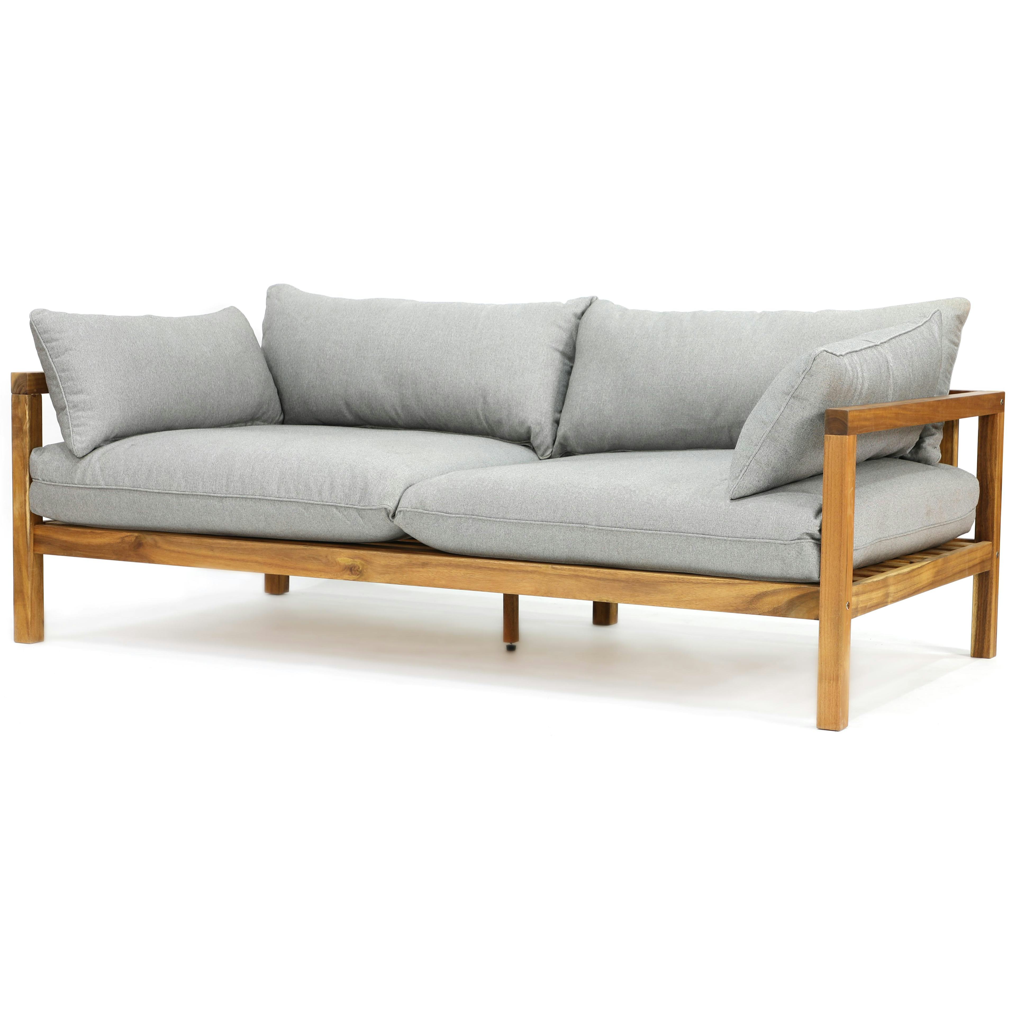 Loungesoffa Venture Home Moa Akacia/Grå, 2-Sits Utesoffa med Dyna