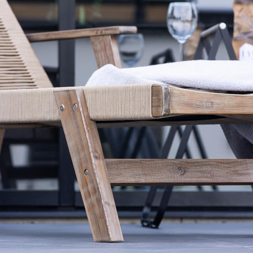 Solsäng Utomhus Venture Home Little John Solstol i Trä