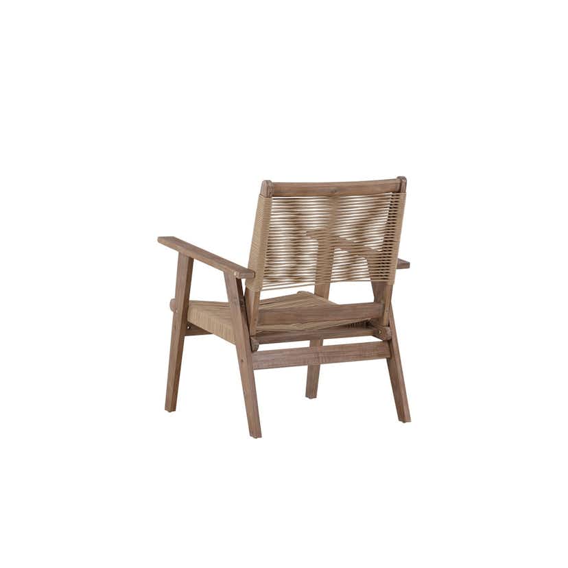 Loungefåtölj Ute Venture Home Peter Trädgårdsstol i Trä