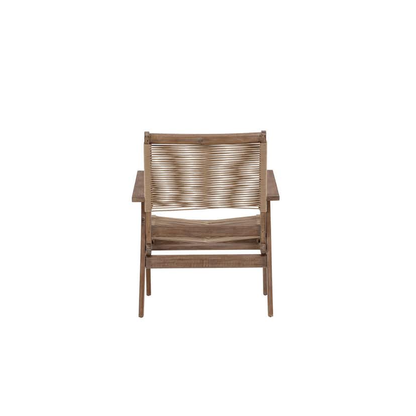 Loungefåtölj Ute Venture Home Peter Trädgårdsstol i Trä