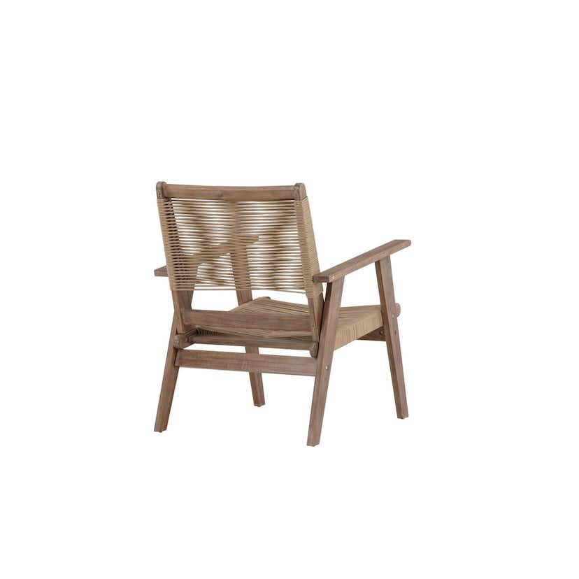Loungefåtölj Ute Venture Home Peter Trädgårdsstol i Trä