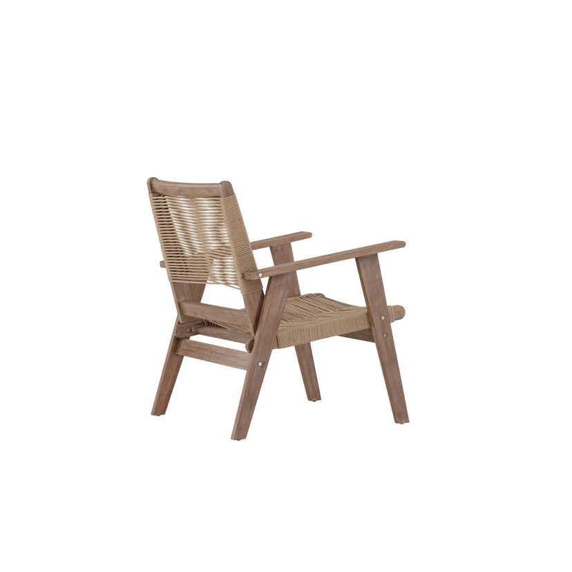 Loungefåtölj Ute Venture Home Peter Trädgårdsstol i Trä