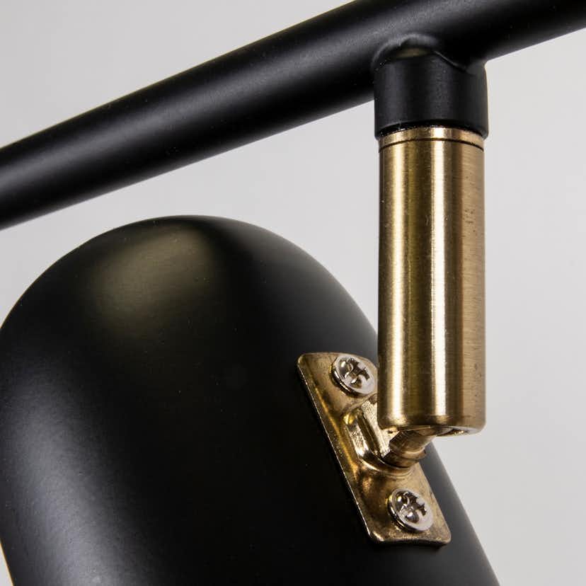 Taklampa Globen Lighting Swan 3 Svart