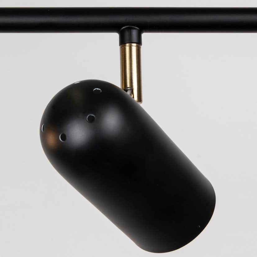 Taklampa Globen Lighting Swan 5 Svart