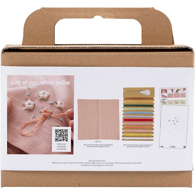 Broderi Creativ Company Mini DIY Kit Tygservett