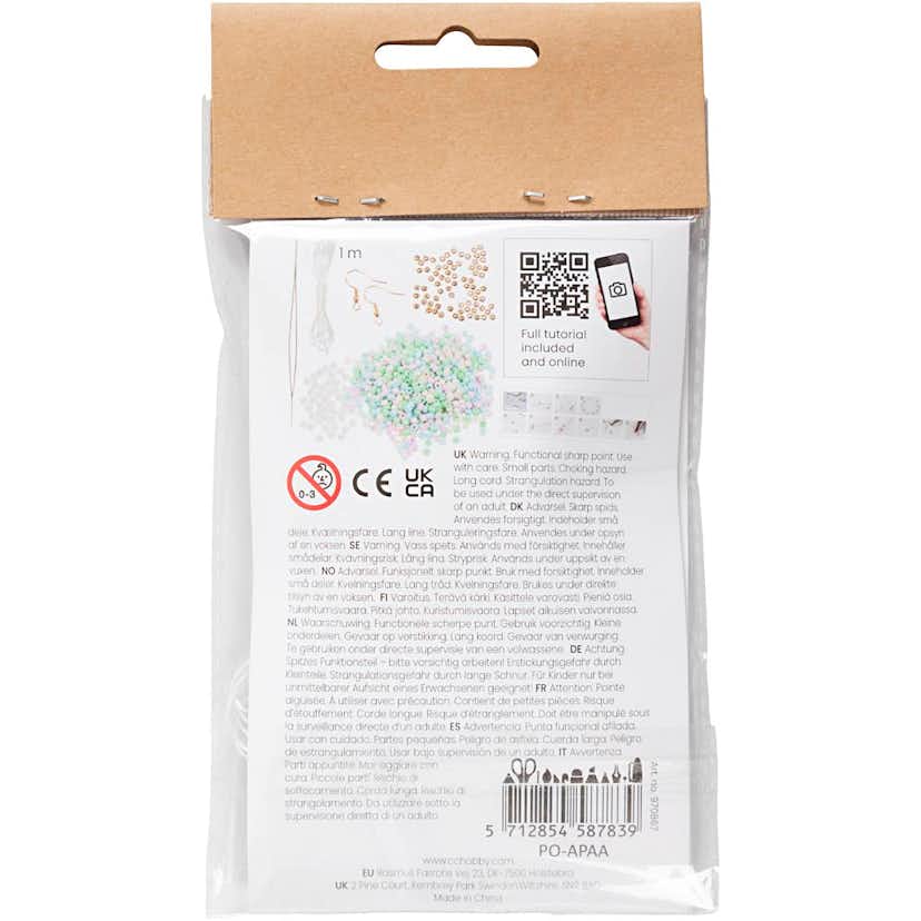 Smycken Creativ Company Mini DIY Kit Elastiskt Armband, Örhänge