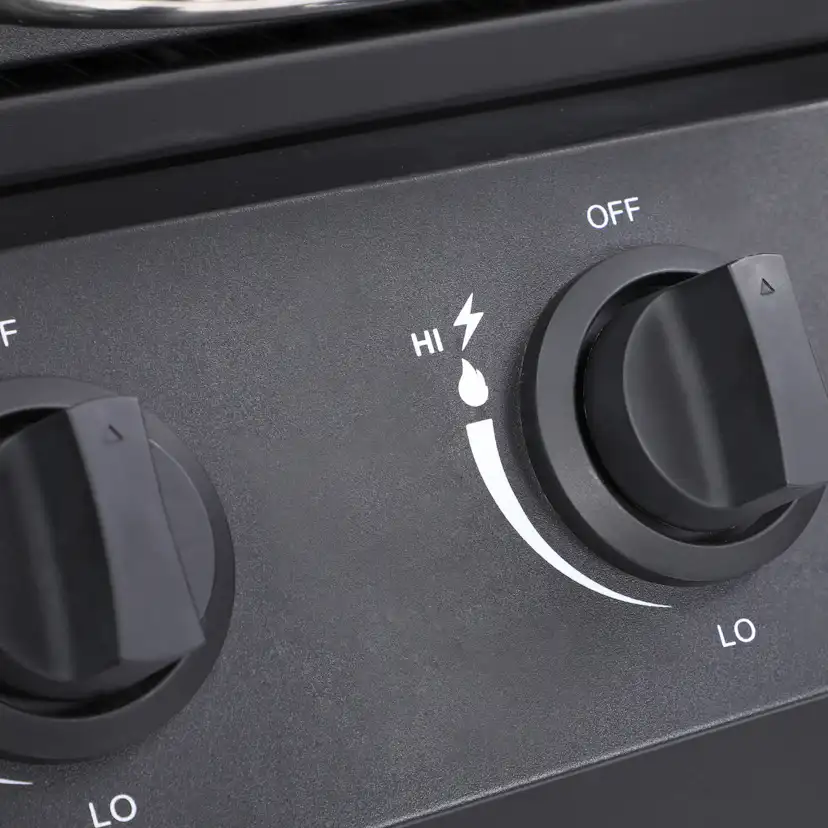 Gasolgrill Dose Barbeque Svart Med 3 Brännare