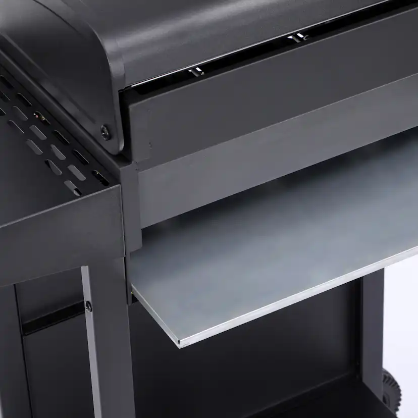 Gasolgrill Dose Barbeque Svart Med 3 Brännare