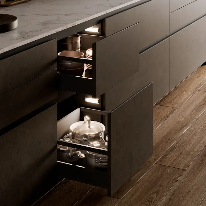 Lådbelysning Beslag Design Hiddi