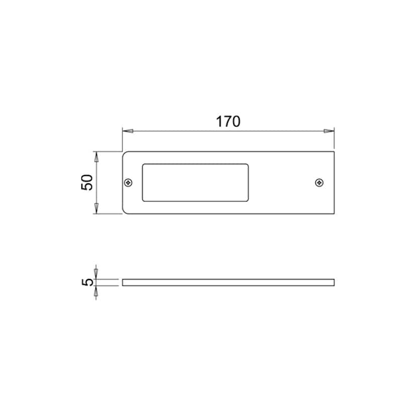 LED-Spot Beslag Design Vega SDM 24V/5W 2700 K